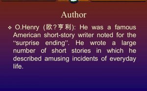 Famous American short Story Authors