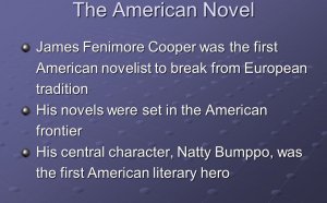 First American Novelist