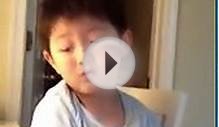 American-born Chinese boy recites Chinese classical