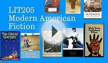 LIT205 Modern American Fiction