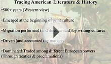 The Roots of American Literature: An Introduction